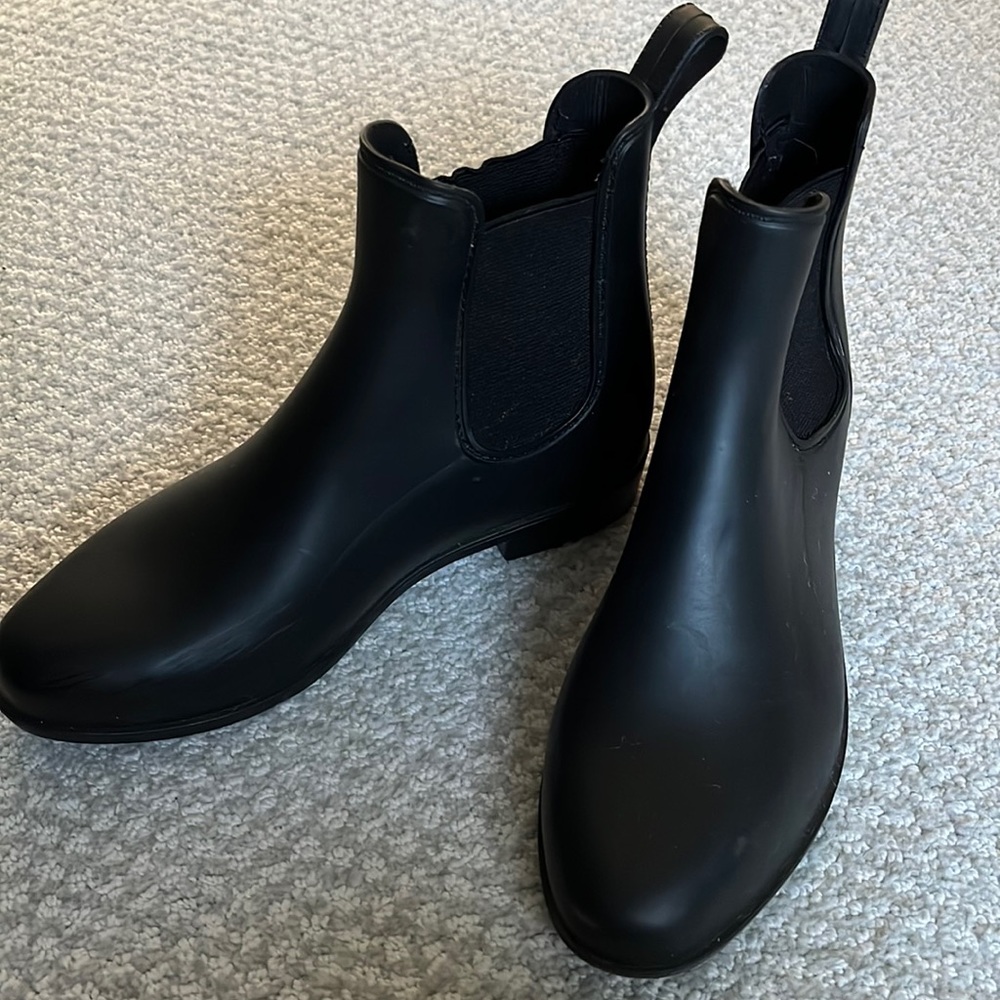 A New Day Chelsea Black Rain Boots